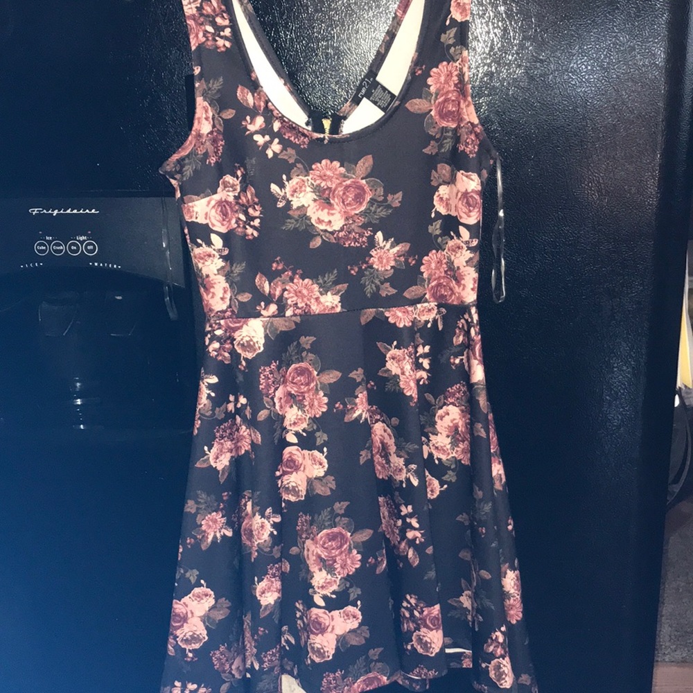 Rose floral dress